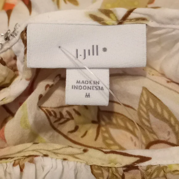 J.Jill Pretty Floral Paisley Dress in Size Medium - Picture 8 of 12